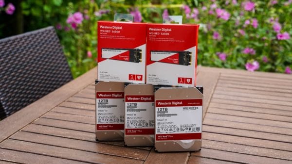 WD RED Plus 12 TB HDD & WD RED SA500 1TB M.2 SSD Test Review