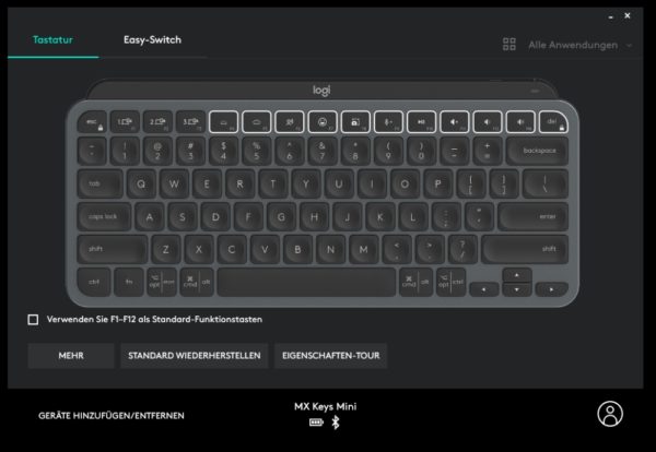 Logitech MX Keys Mini 65% Tastatur Keyboard Test Review