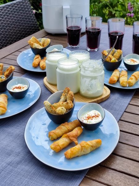 Xiaomi Mi Smart Air Fryer 3.5L Umihito Ümit Memisoglu Rezept Joghurt Kartoffelbörek Zucchinipommes