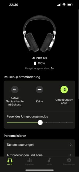 Shure Aonic 40 Kabellose Bluetooth Kopfhörer mit Noise Cancelling Test Review