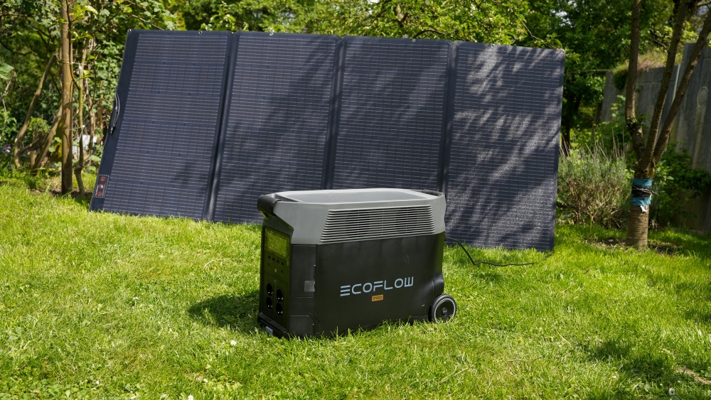 Ecoflow Delta Pro 400 Watt Solarpanel Powersation Akku Solargenerator Test Review