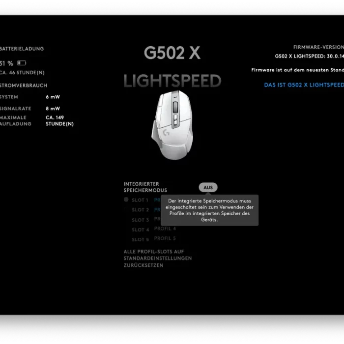 Logitech G502 X Lightspeed Gaming Maus Test Review